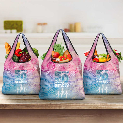 Australia NAIDOC Week 2026 50 Years Deadly Grocery Bag Celestial Glows