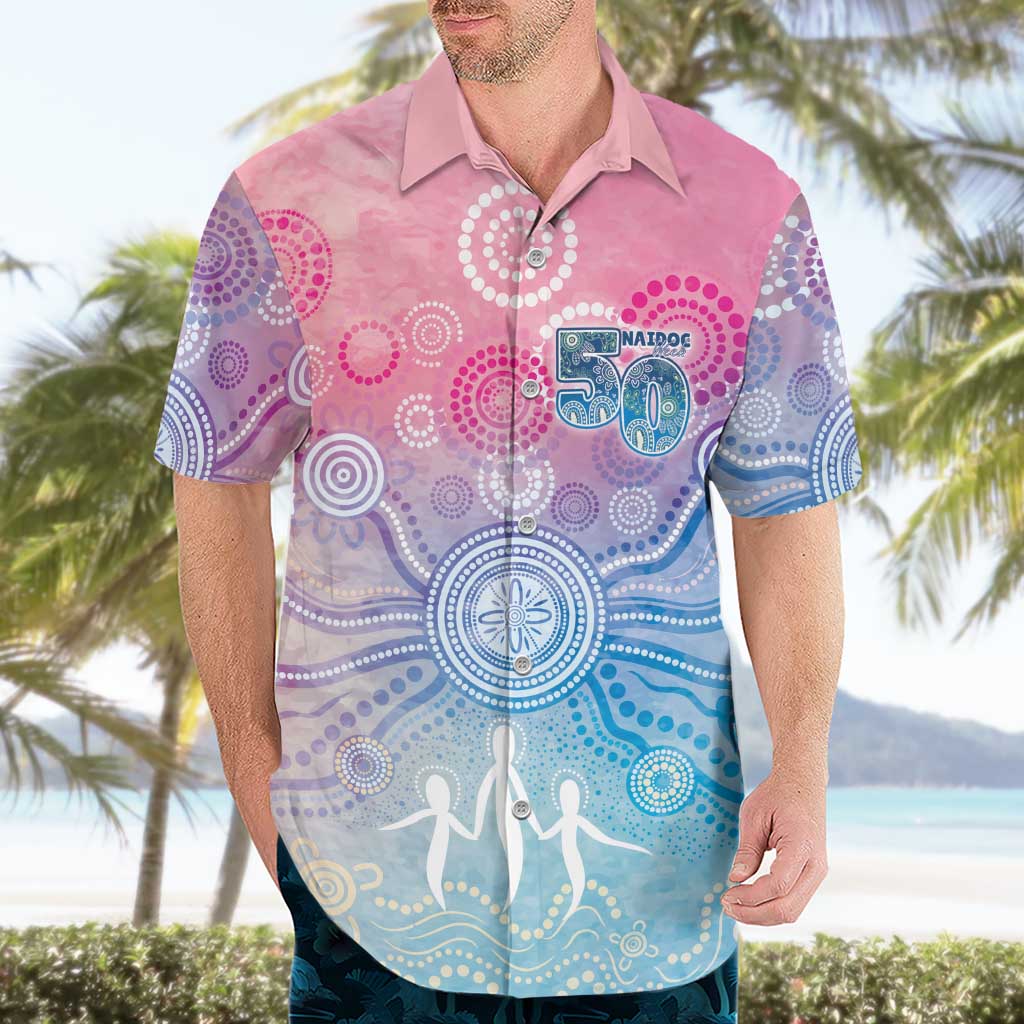 Australia NAIDOC Week 2026 50 Years Deadly Hawaiian Shirt Celestial Glows