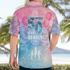 Australia NAIDOC Week 2026 50 Years Deadly Hawaiian Shirt Celestial Glows