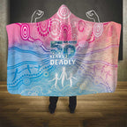 Australia NAIDOC Week 2026 50 Years Deadly Hooded Blanket Celestial Glows