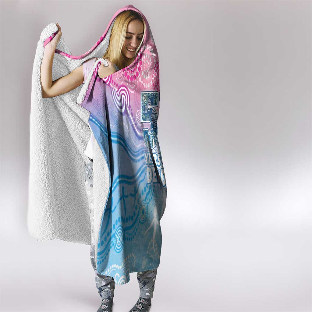 Australia NAIDOC Week 2026 50 Years Deadly Hooded Blanket Celestial Glows