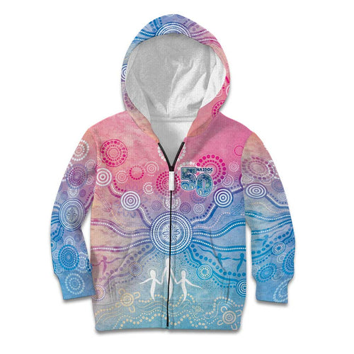 Australia NAIDOC Week 2026 50 Years Deadly Kid Hoodie Celestial Glows