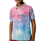 Australia NAIDOC Week 2026 50 Years Deadly Kid Polo Shirt Celestial Glows
