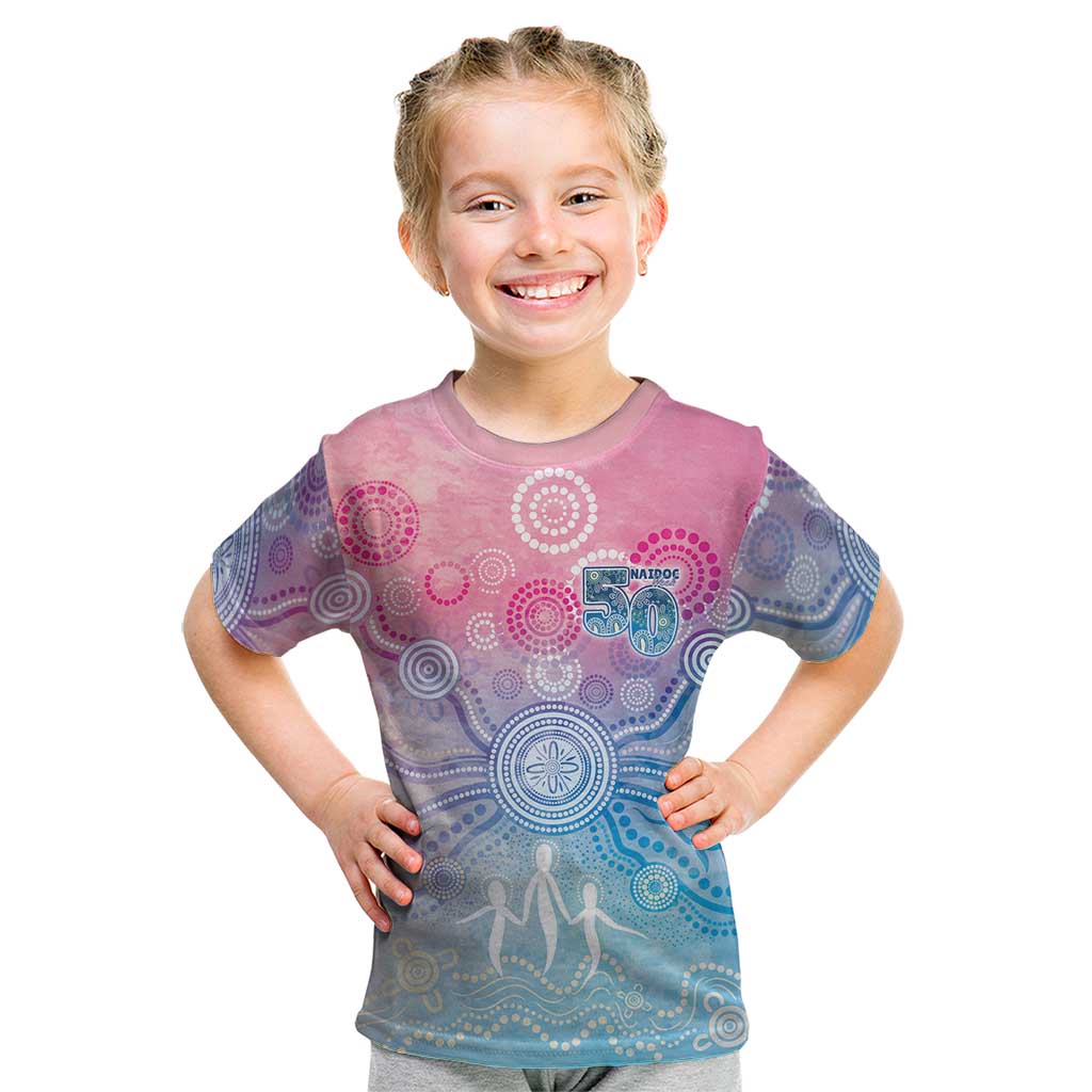 Australia NAIDOC Week 2026 50 Years Deadly Kid T Shirt Celestial Glows