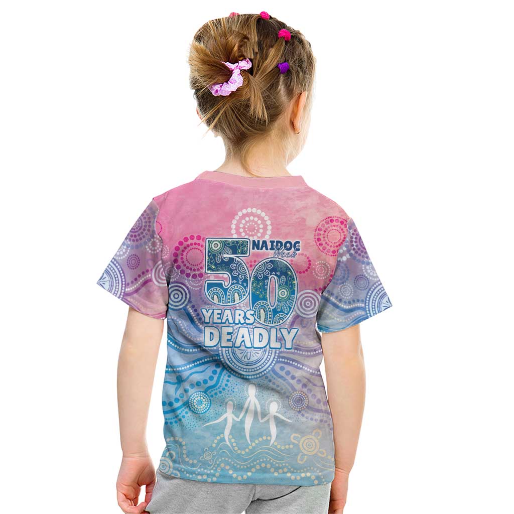 Australia NAIDOC Week 2026 50 Years Deadly Kid T Shirt Celestial Glows