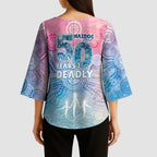 Australia NAIDOC Week 2026 50 Years Deadly Kimono Sleeve Blouse Celestial Glows