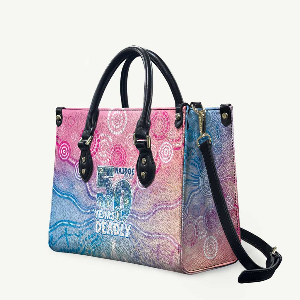 Australia NAIDOC Week 2026 50 Years Deadly Leather Bag Celestial Glows