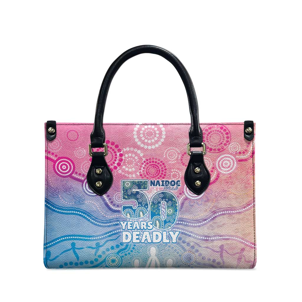 Australia NAIDOC Week 2026 50 Years Deadly Leather Bag Celestial Glows
