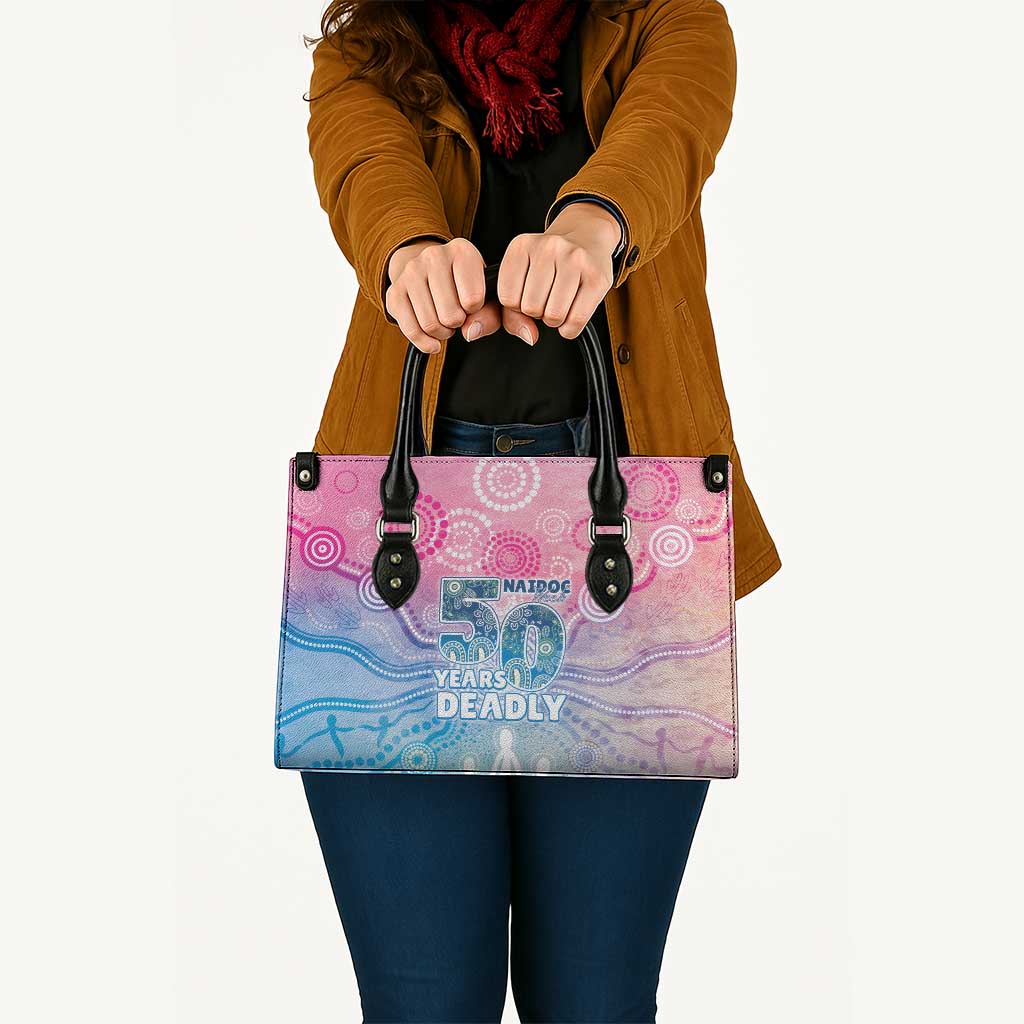 Australia NAIDOC Week 2026 50 Years Deadly Leather Bag Celestial Glows