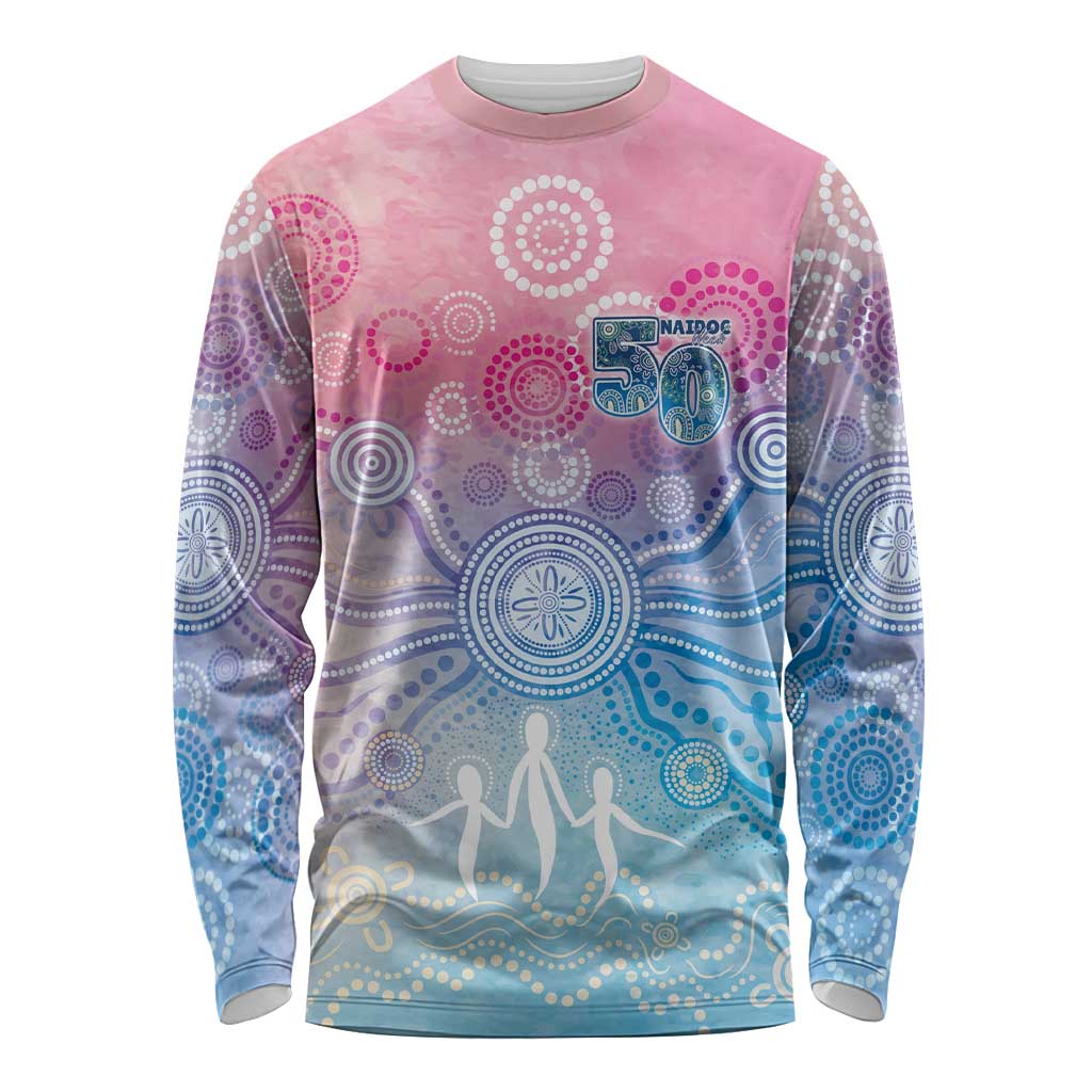 Australia NAIDOC Week 2026 50 Years Deadly Long Sleeve Shirt Celestial Glows