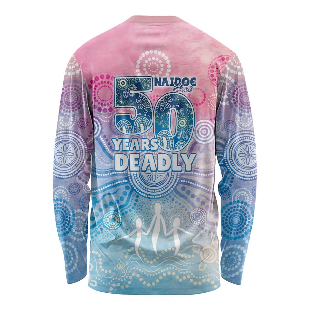 Australia NAIDOC Week 2026 50 Years Deadly Long Sleeve Shirt Celestial Glows