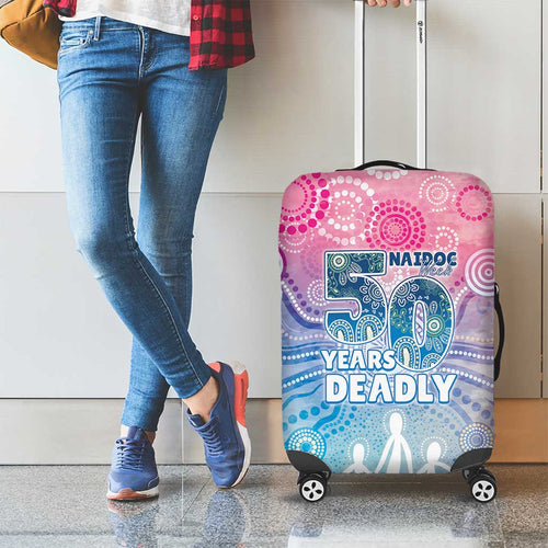 Australia NAIDOC Week 2026 50 Years Deadly Luggage Cover Celestial Glows