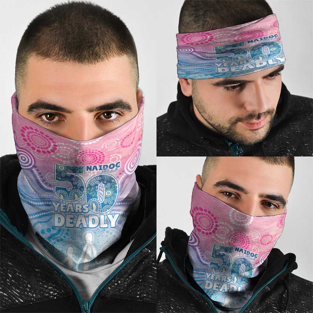 Australia NAIDOC Week 2026 50 Years Deadly Neck Gaiter Celestial Glows