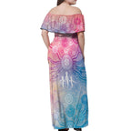 Australia NAIDOC Week 2026 50 Years Deadly Off Shoulder Maxi Dress Celestial Glows