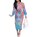 Australia NAIDOC Week 2026 50 Years Deadly Off The Shoulder Long Sleeve Dress Celestial Glows