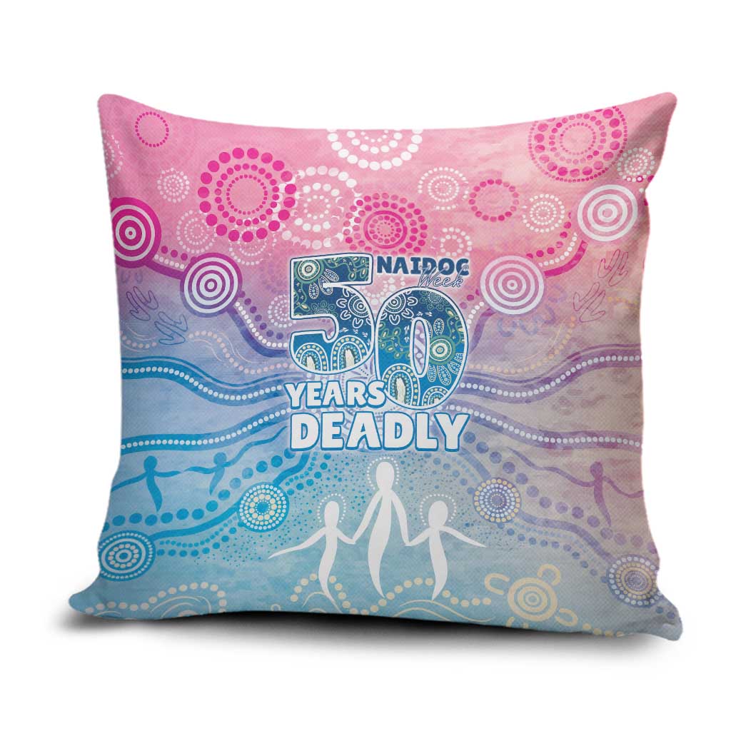 Australia NAIDOC Week 2026 50 Years Deadly Pillow Cover Celestial Glows