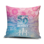 Australia NAIDOC Week 2026 50 Years Deadly Pillow Cover Celestial Glows