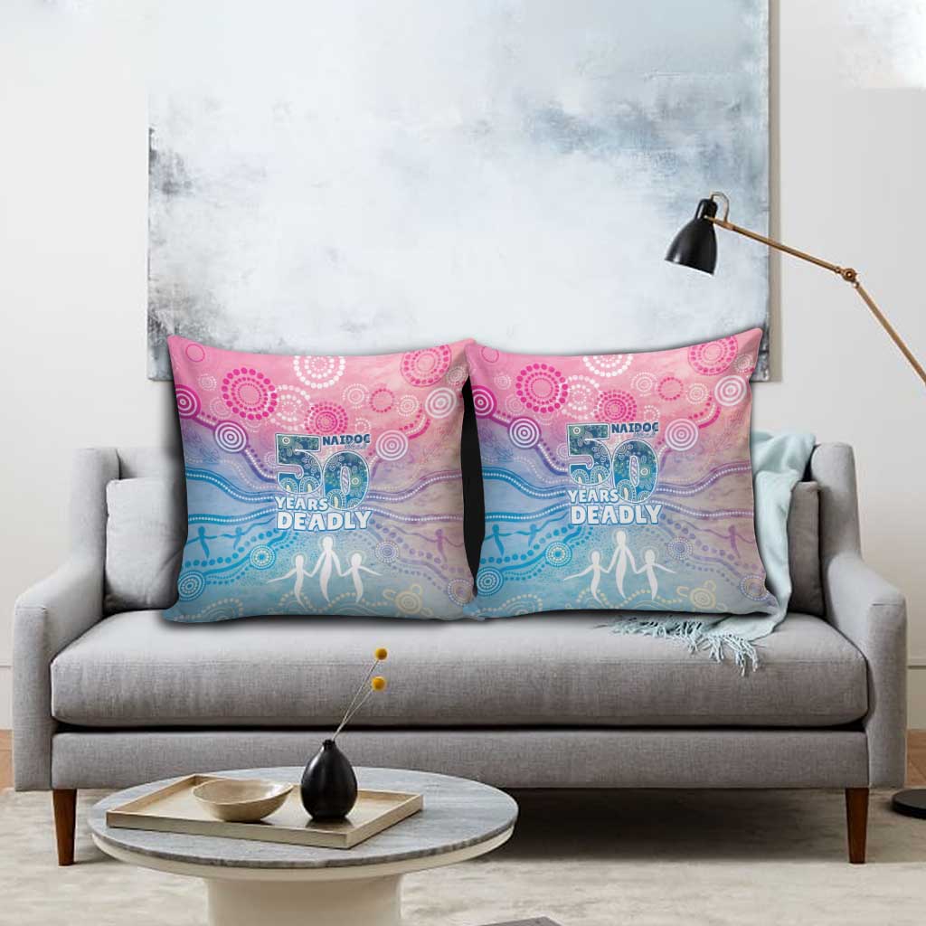 Australia NAIDOC Week 2026 50 Years Deadly Pillow Cover Celestial Glows