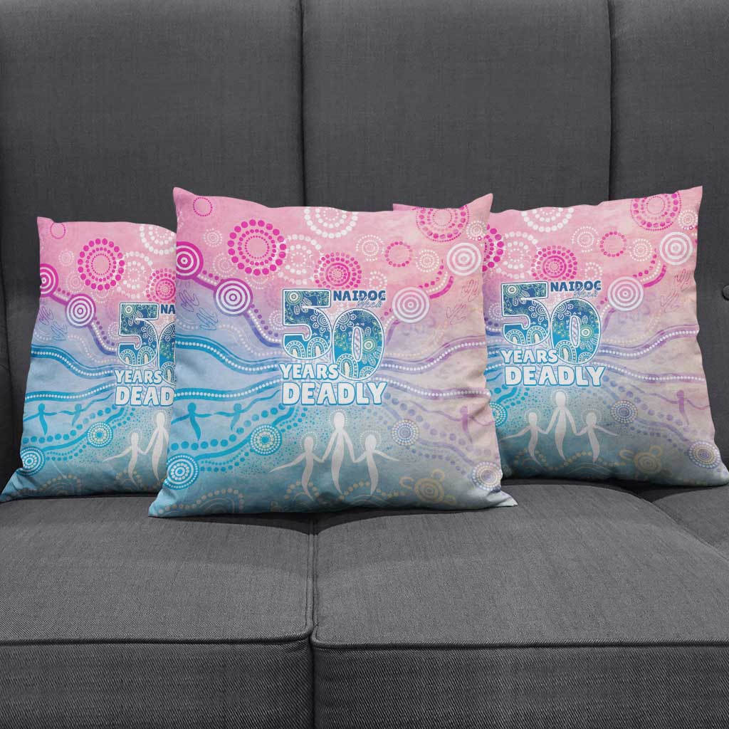 Australia NAIDOC Week 2026 50 Years Deadly Pillow Cover Celestial Glows