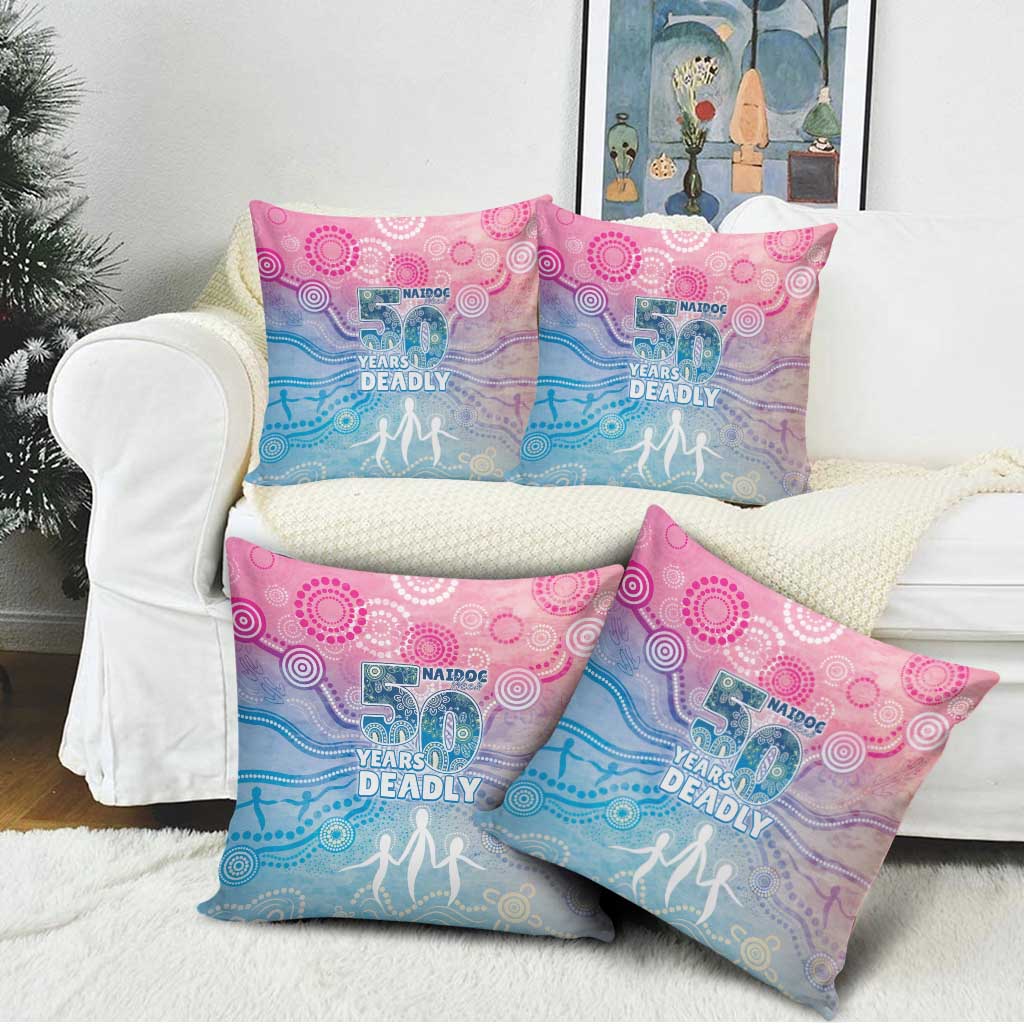 Australia NAIDOC Week 2026 50 Years Deadly Pillow Cover Celestial Glows