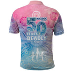 Australia NAIDOC Week 2026 50 Years Deadly Polo Shirt Celestial Glows