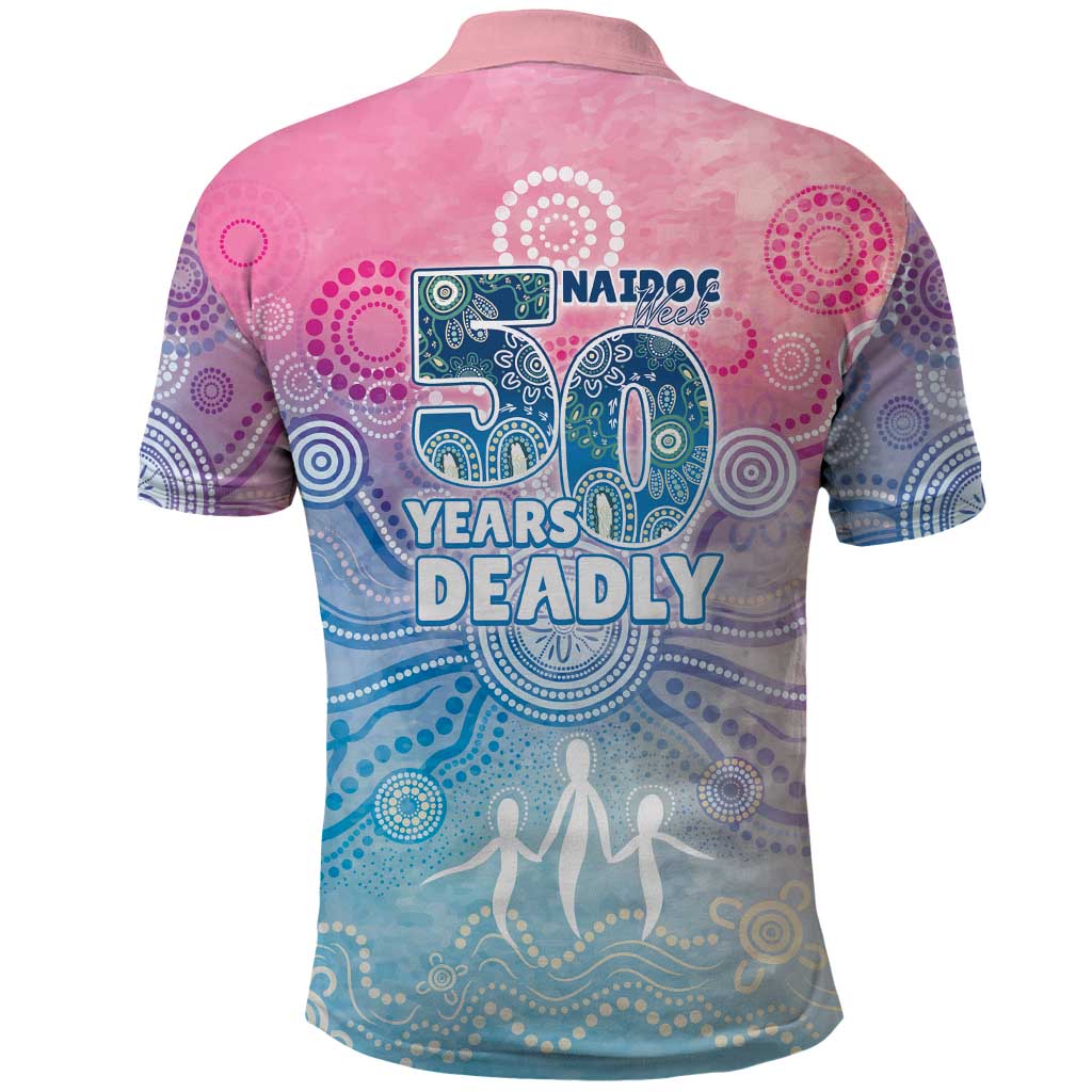 Australia NAIDOC Week 2026 50 Years Deadly Polo Shirt Celestial Glows