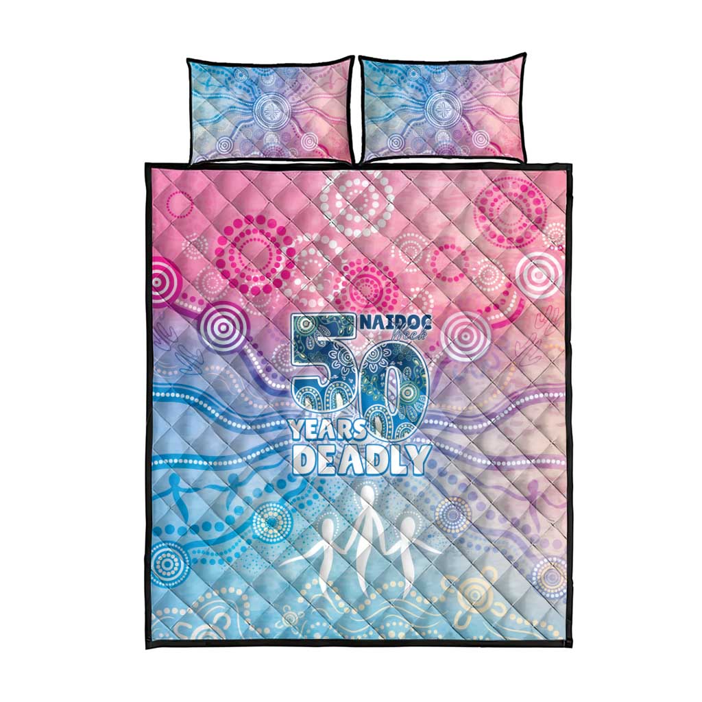 Australia NAIDOC Week 2026 50 Years Deadly Quilt Bed Set Celestial Glows