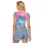 Australia NAIDOC Week 2026 50 Years Deadly Raglan Cropped T Shirt Celestial Glows