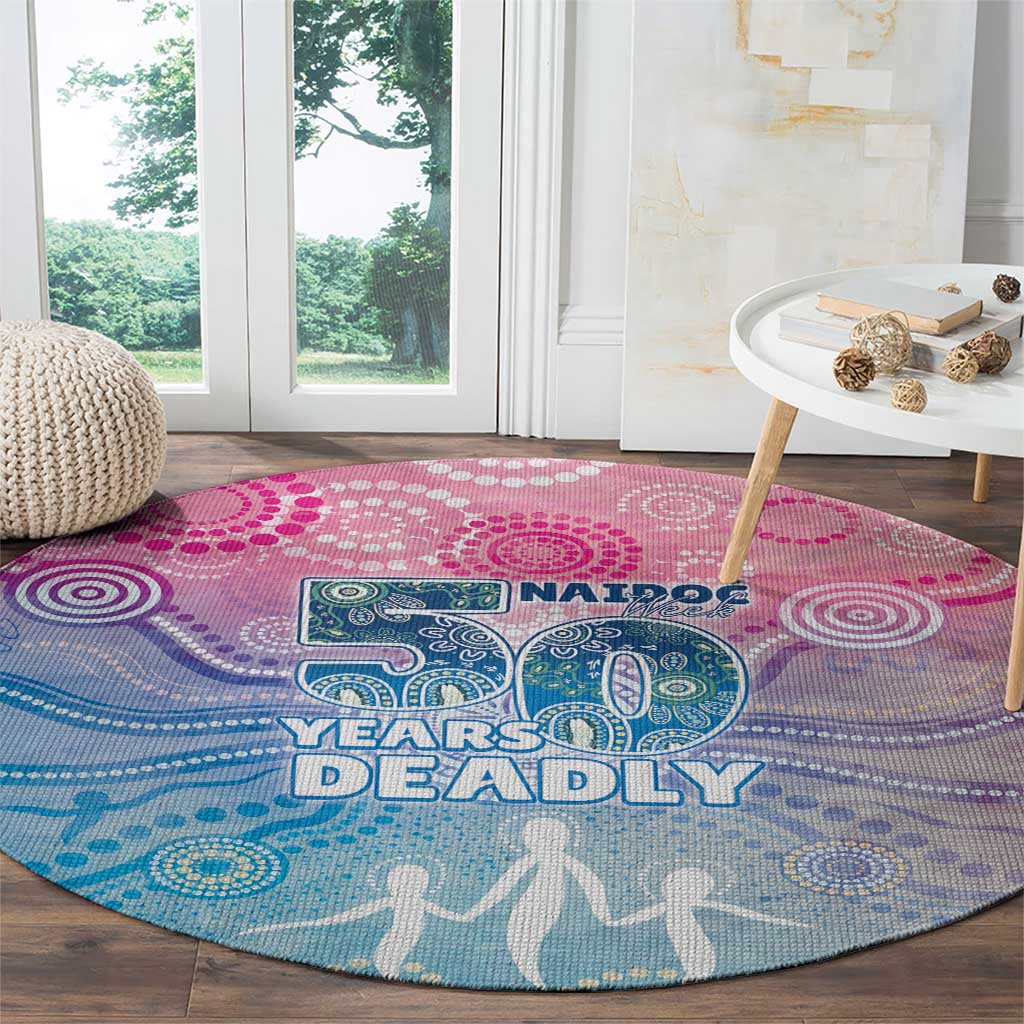 Australia NAIDOC Week 2026 50 Years Deadly Round Carpet Celestial Glows