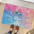 Australia NAIDOC Week 2026 50 Years Deadly Rubber Doormat Celestial Glows