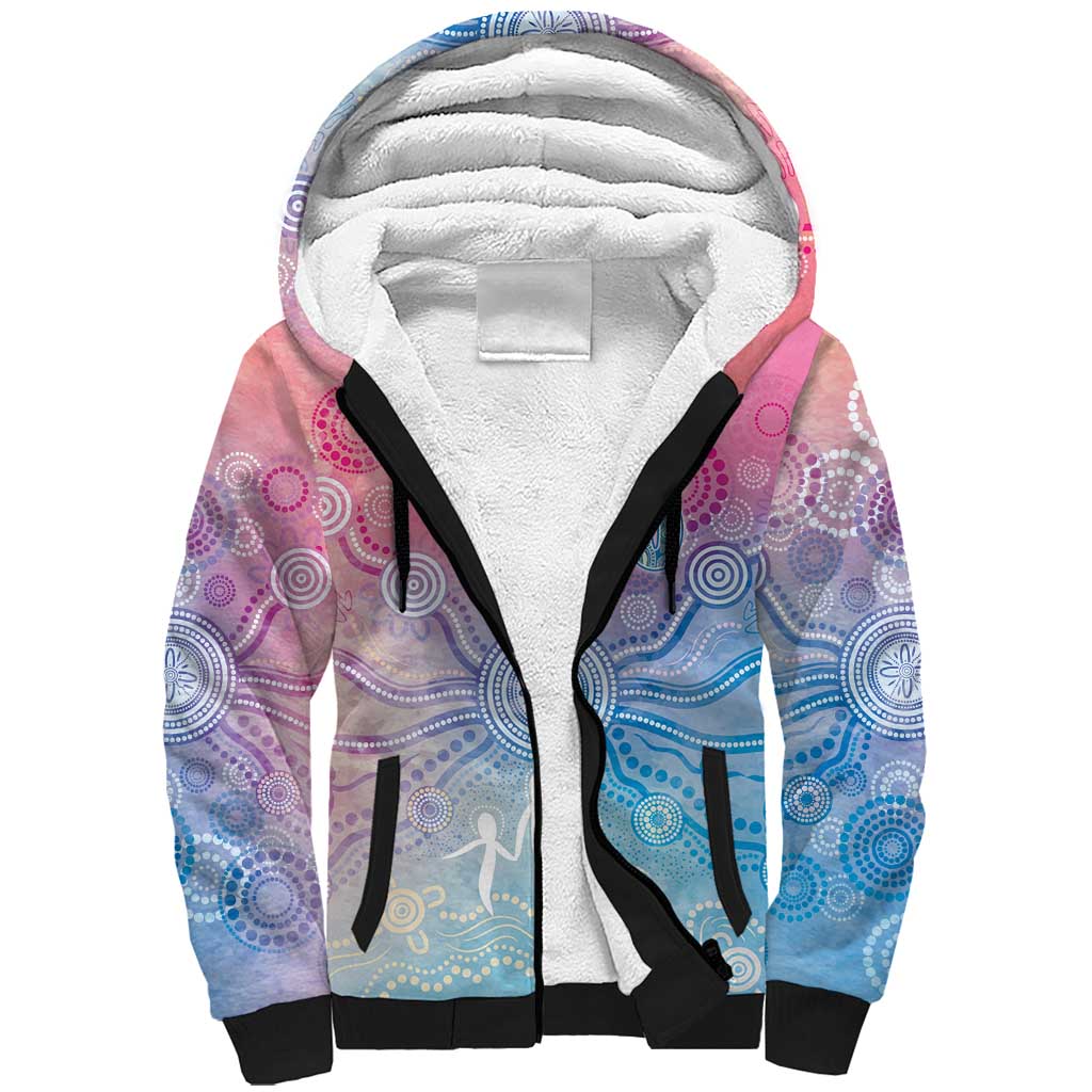 Australia NAIDOC Week 2026 50 Years Deadly Sherpa Hoodie Celestial Glows