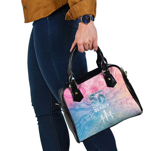 Australia NAIDOC Week 2026 50 Years Deadly Shoulder Handbag Celestial Glows