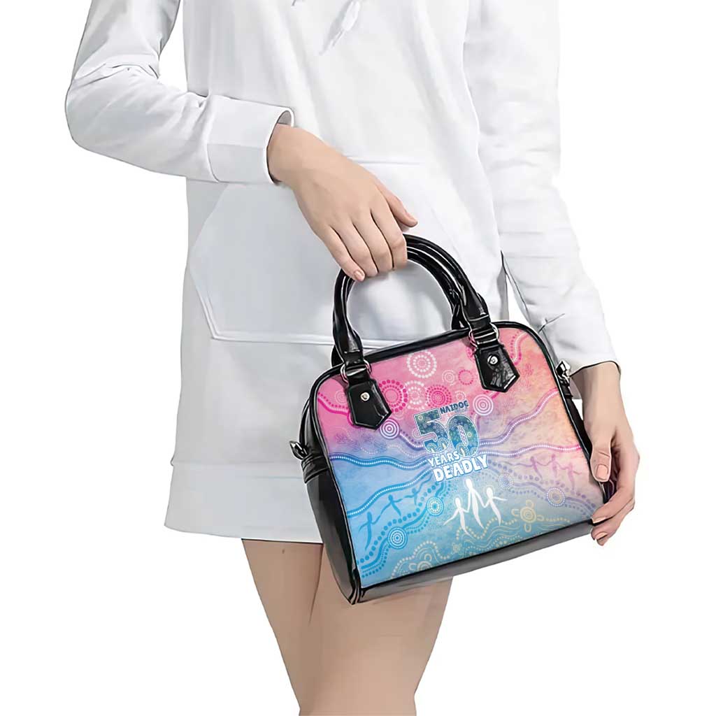 Australia NAIDOC Week 2026 50 Years Deadly Shoulder Handbag Celestial Glows