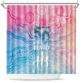 Australia NAIDOC Week 2026 50 Years Deadly Shower Curtain Celestial Glows