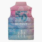 Australia NAIDOC Week 2026 50 Years Deadly Sleeveless Puffer Jacket Celestial Glows