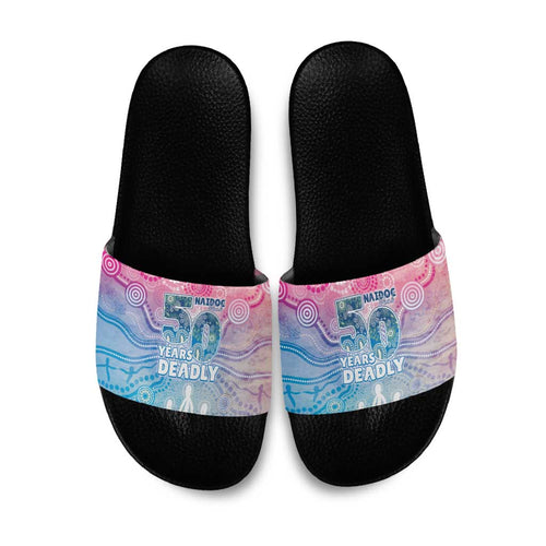 Australia NAIDOC Week 2026 50 Years Deadly Slide Sandals Celestial Glows