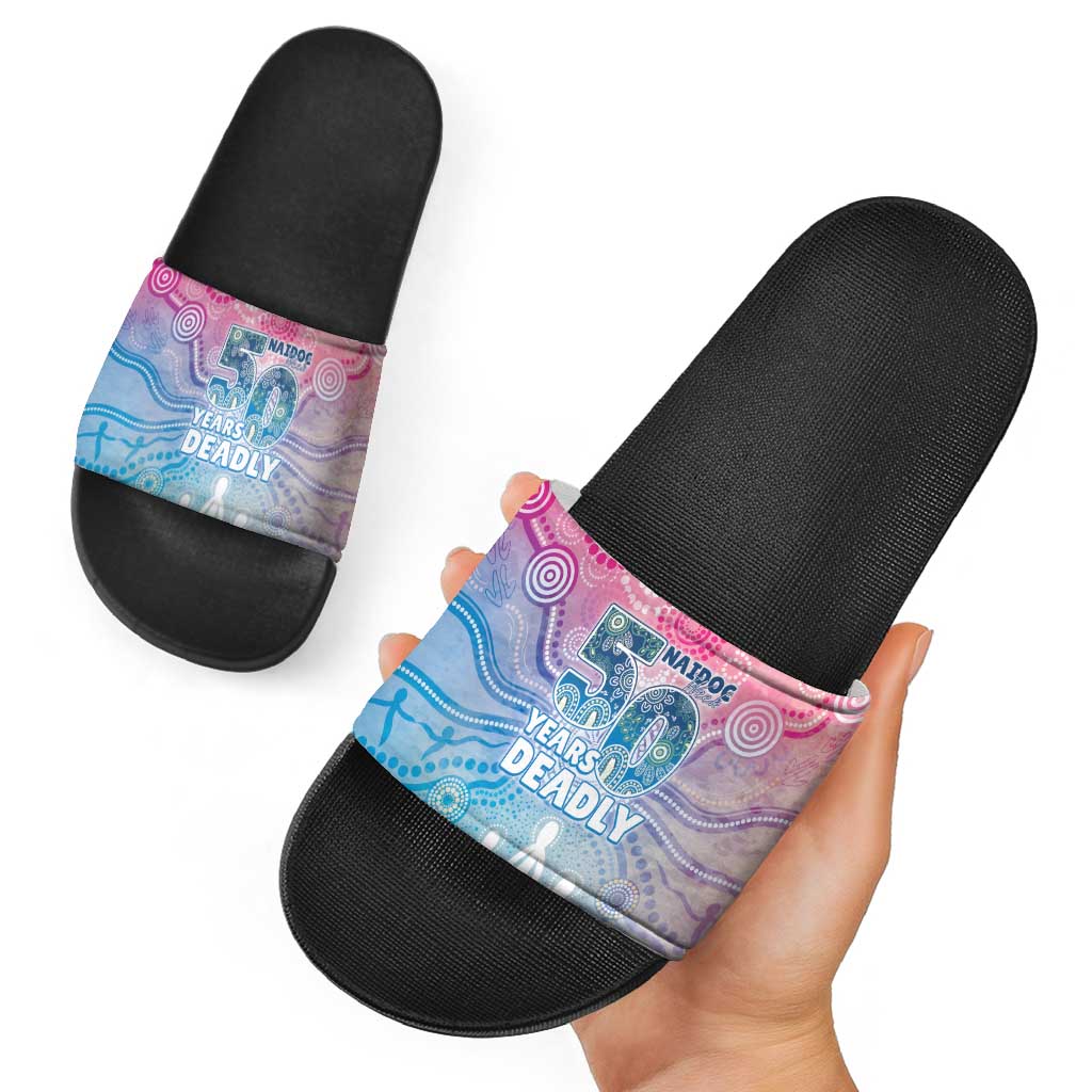 Australia NAIDOC Week 2026 50 Years Deadly Slide Sandals Celestial Glows