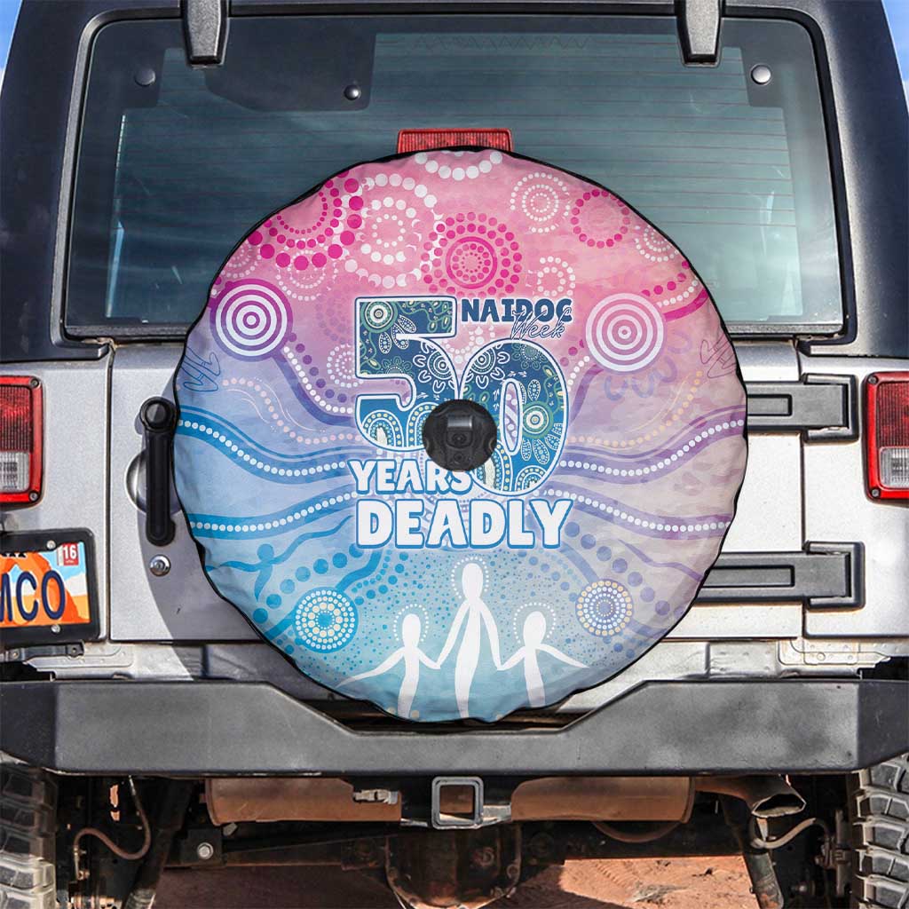 Australia NAIDOC Week 2026 50 Years Deadly Spare Tire Cover Celestial Glows
