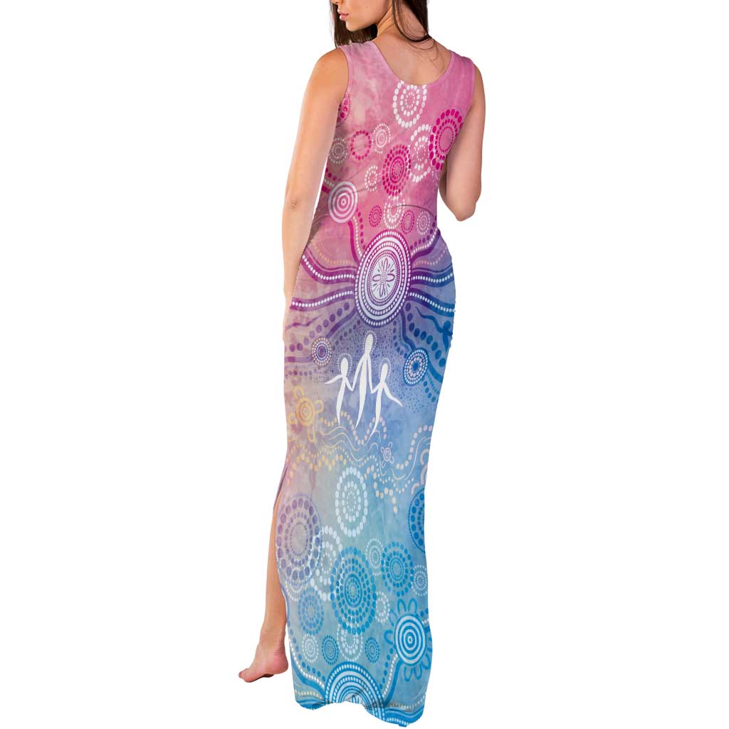 Australia NAIDOC Week 2026 50 Years Deadly Tank Maxi Dress Celestial Glows