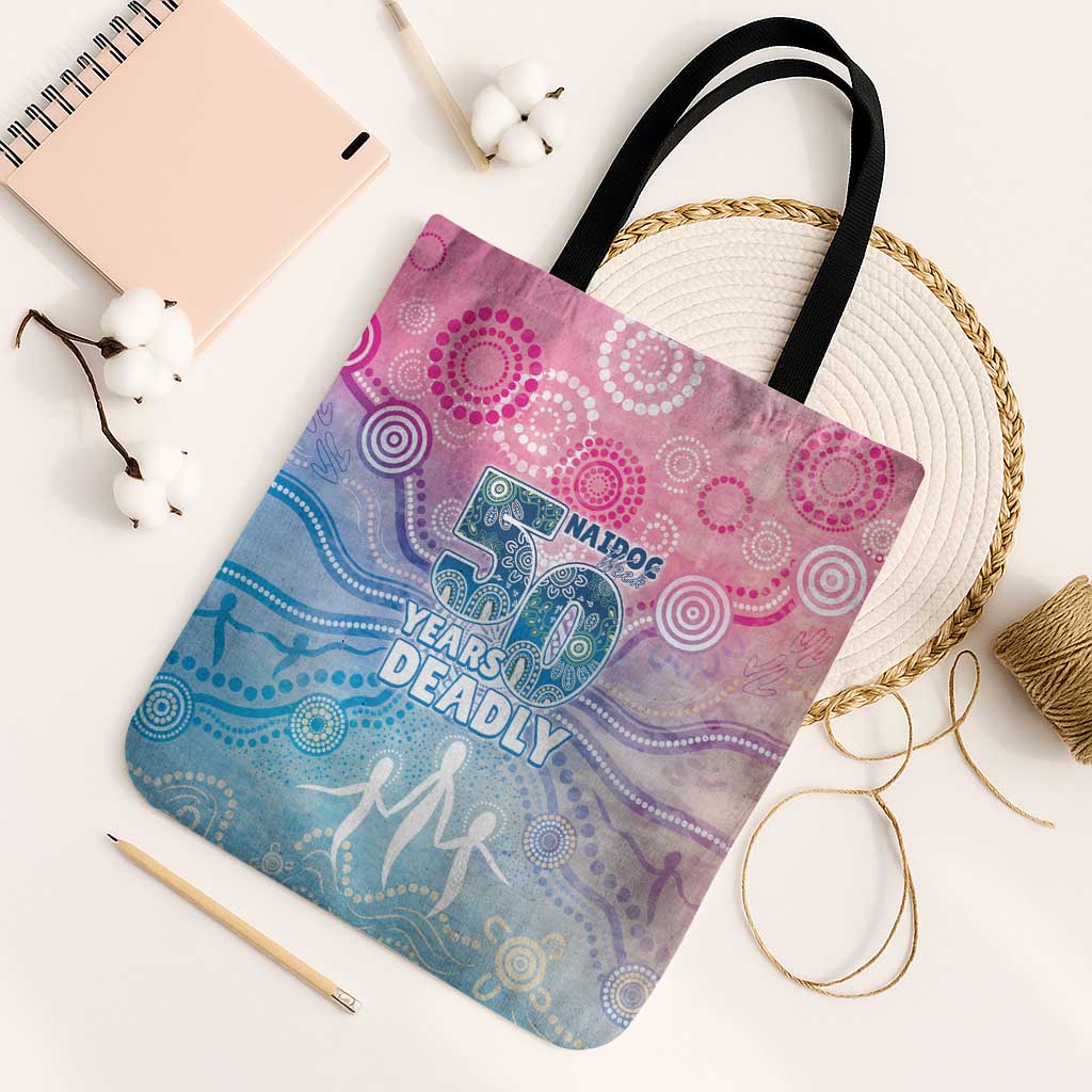 Australia NAIDOC Week 2026 50 Years Deadly Tote Bag Celestial Glows