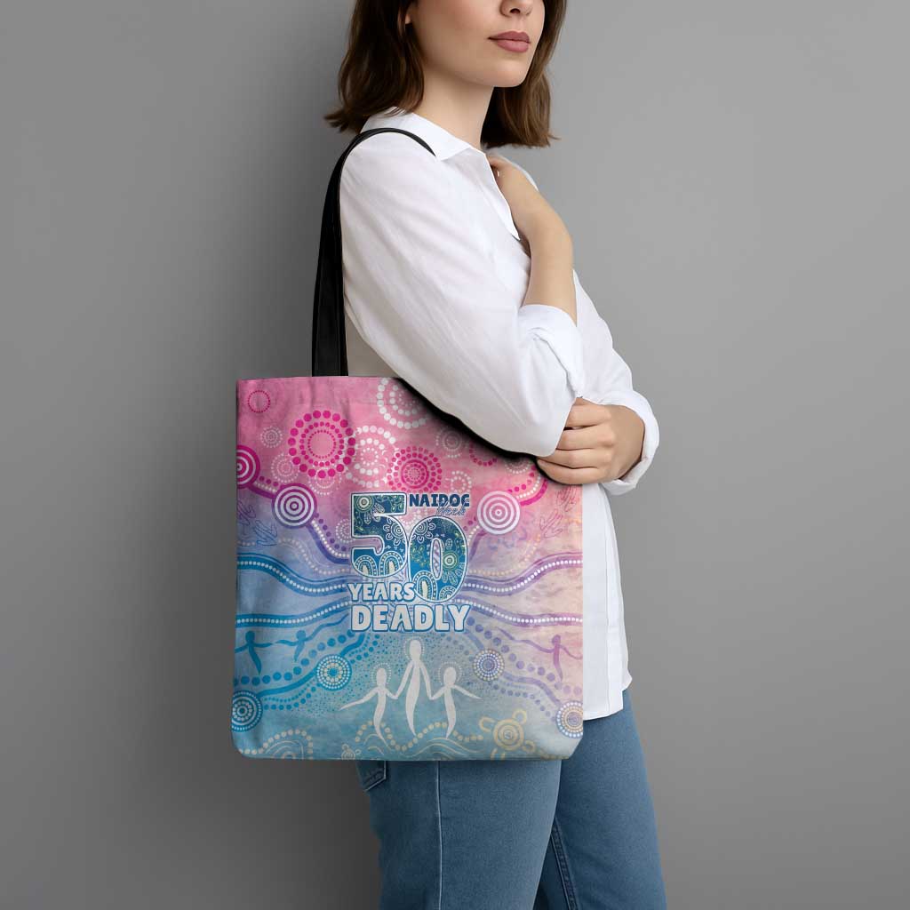 Australia NAIDOC Week 2026 50 Years Deadly Tote Bag Celestial Glows