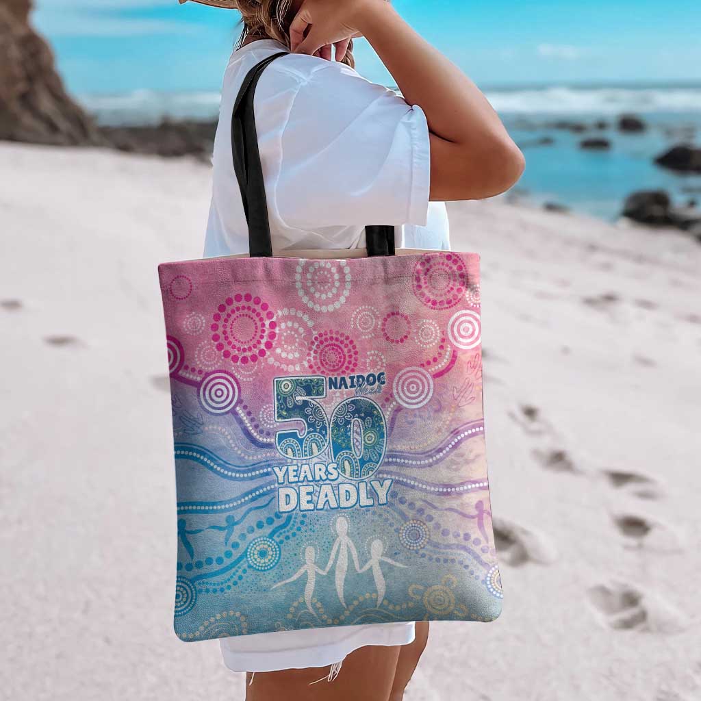 Australia NAIDOC Week 2026 50 Years Deadly Tote Bag Celestial Glows