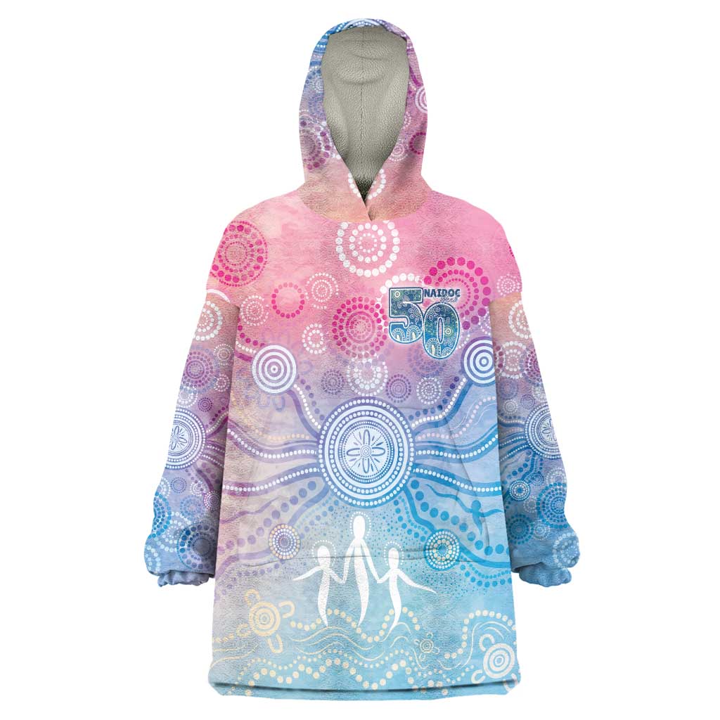 Australia NAIDOC Week 2026 50 Years Deadly Wearable Blanket Hoodie Celestial Glows