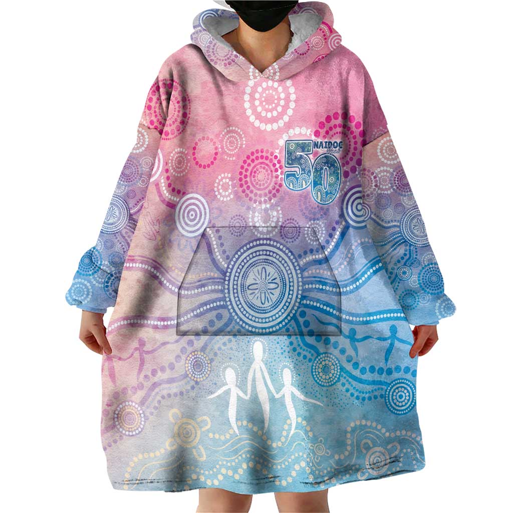 Australia NAIDOC Week 2026 50 Years Deadly Wearable Blanket Hoodie Celestial Glows