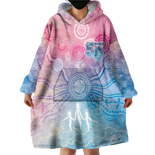 Australia NAIDOC Week 2026 50 Years Deadly Wearable Blanket Hoodie Celestial Glows