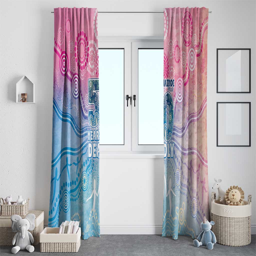 Australia NAIDOC Week 2026 50 Years Deadly Window Curtain Celestial Glows