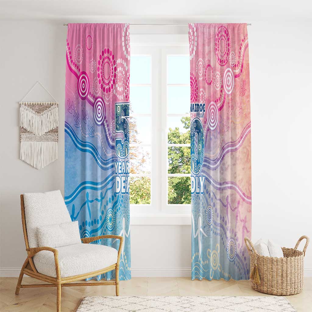 Australia NAIDOC Week 2026 50 Years Deadly Window Curtain Celestial Glows