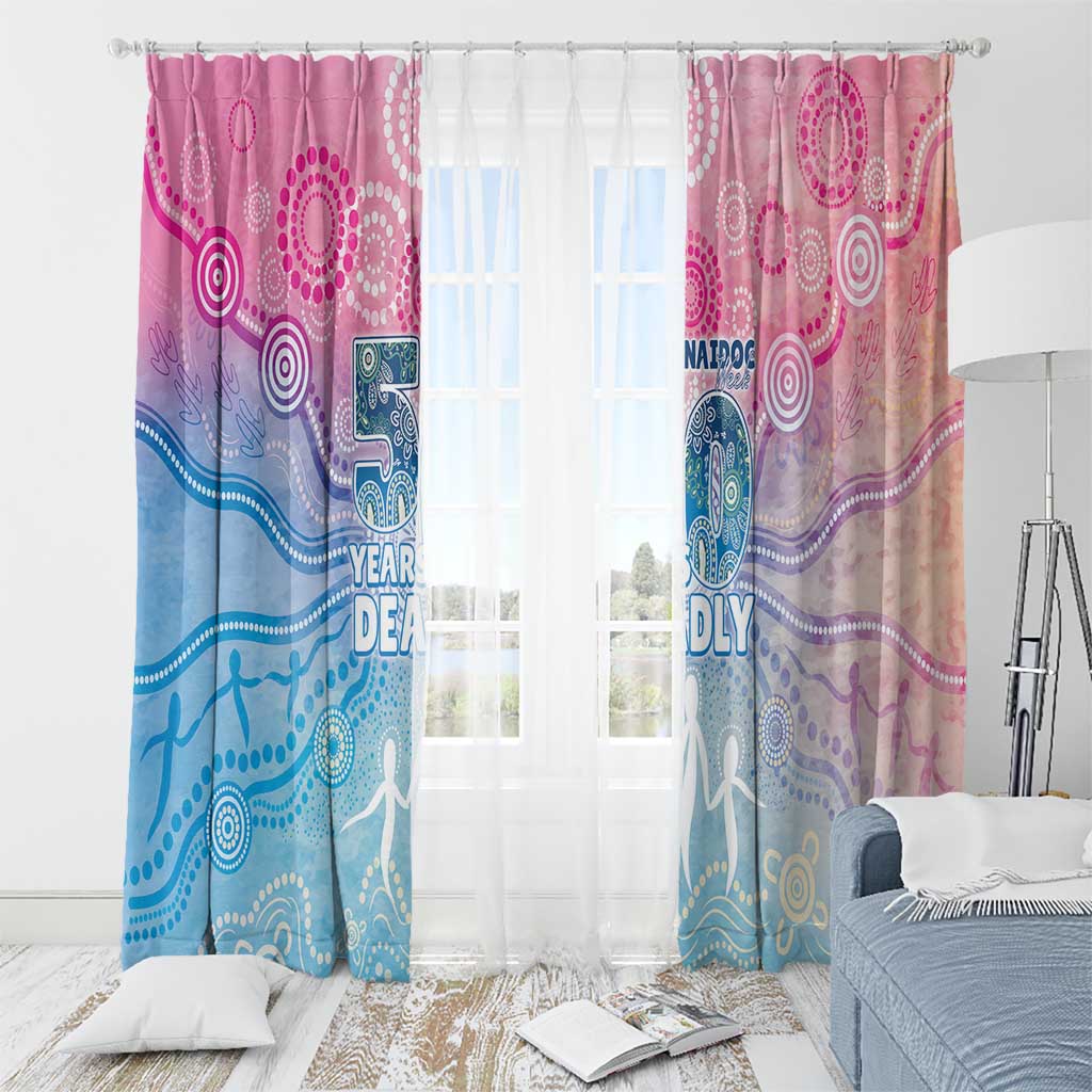 Australia NAIDOC Week 2026 50 Years Deadly Window Curtain Celestial Glows