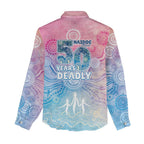 Australia NAIDOC Week 2026 50 Years Deadly Women Casual Shirt Celestial Glows