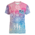 Australia NAIDOC Week 2026 50 Years Deadly Women V-Neck T-Shirt Celestial Glows